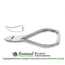 Nail Cutter Curved Stainless Steel, 14 cm - 5 1/2"